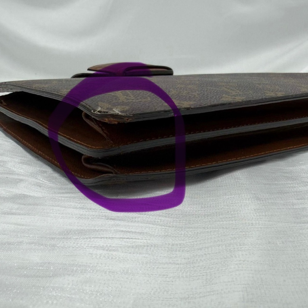 FLASH SALE Louis Vuitton Monogram Courelles Clutch with COA - see details - Picture 5 of 6